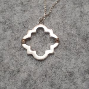 Fretwork necklace